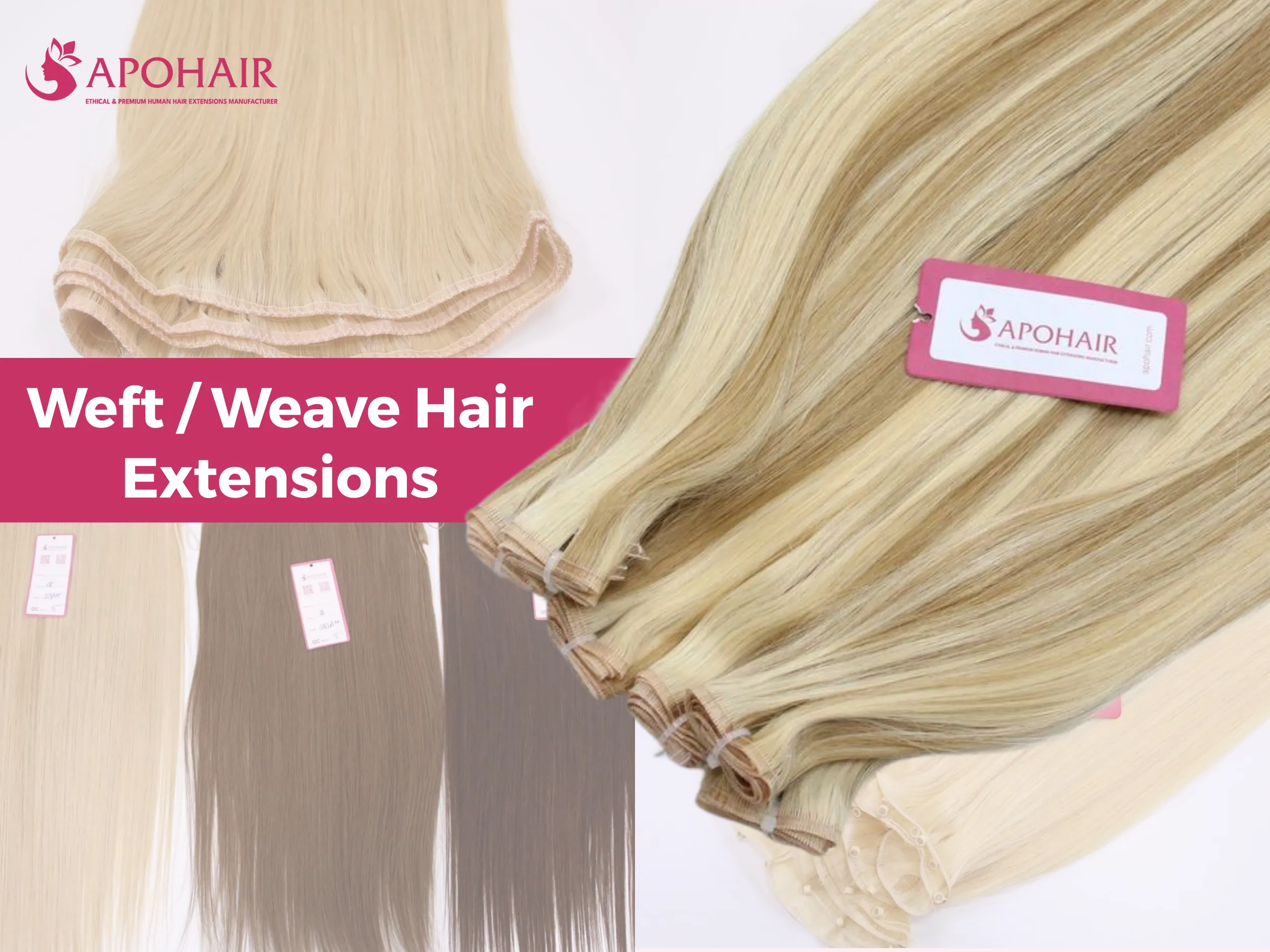 weft weave hair extensions