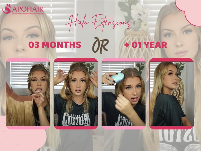 Halo Hair Extensions’ Lifespan