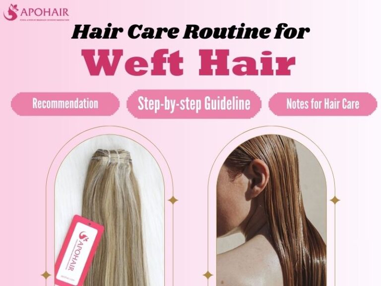 how to take care of weft hair extensions