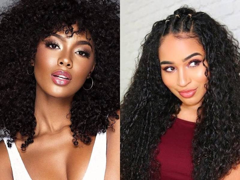 Jerry Curl Weave Hair Styles