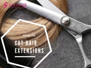 How to cut hair extensions