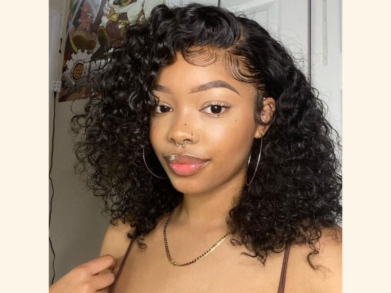 Shoulder-Length Curly Sew In