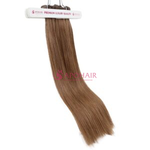 Light Brown Natural Straight Genius Weft