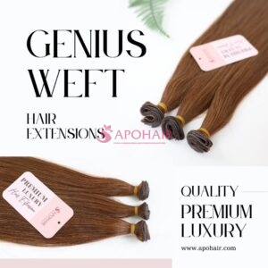 Premium Luxury Genius Weft Hair Extensiton