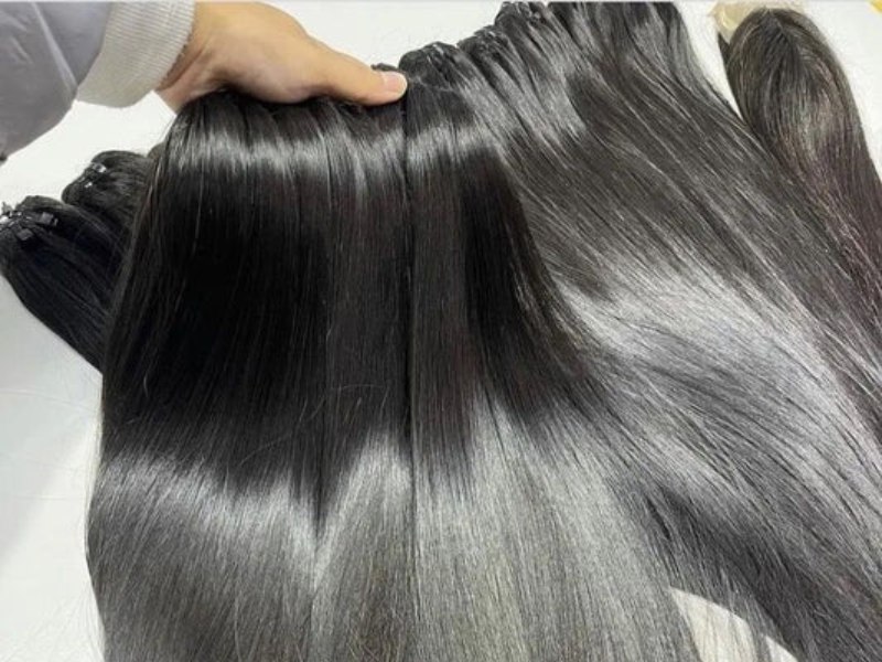 Raw Vietnamese hair is highly sought after for its versatility