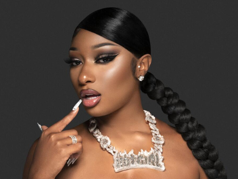 Megan Thee Stallion hairstyles: waist-length braids