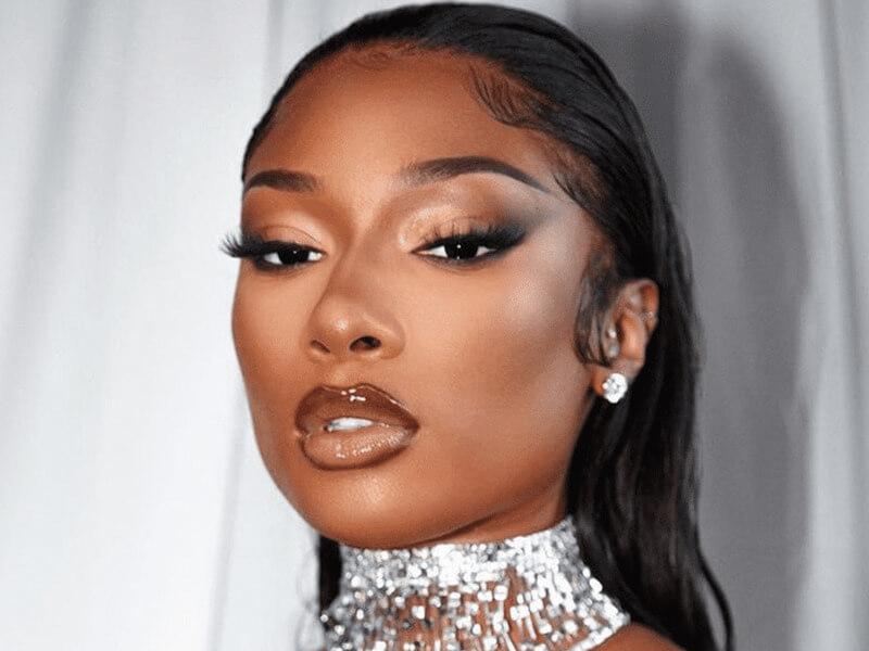 Megan Thee Stallion hairstyles: Wet look waves