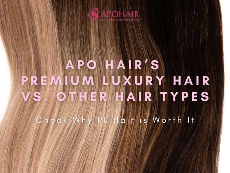 Apo Hair’s Premium Luxury Hair vs. Other Hair Types