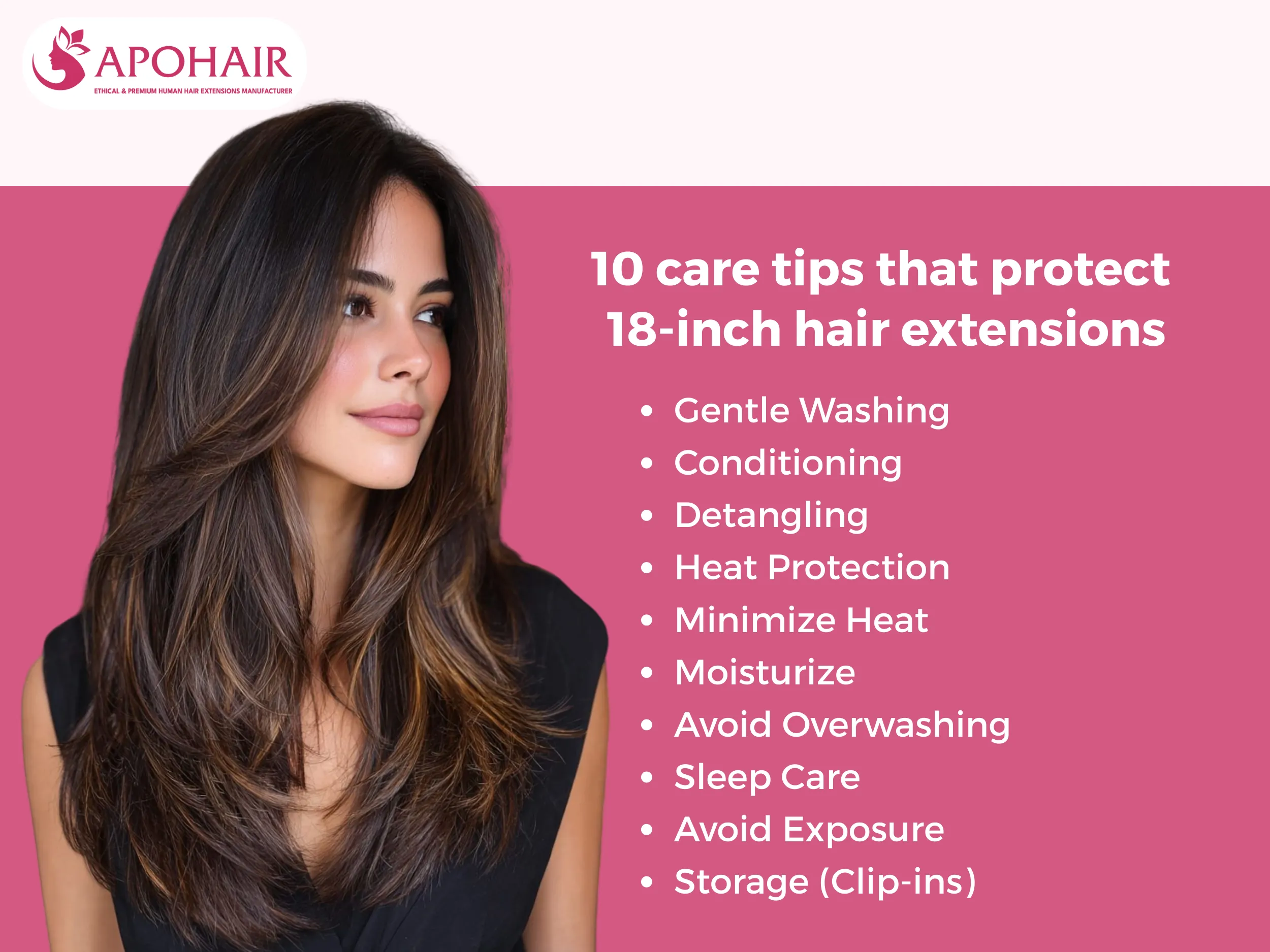 10 care tips that protect 18 inch hair extensions