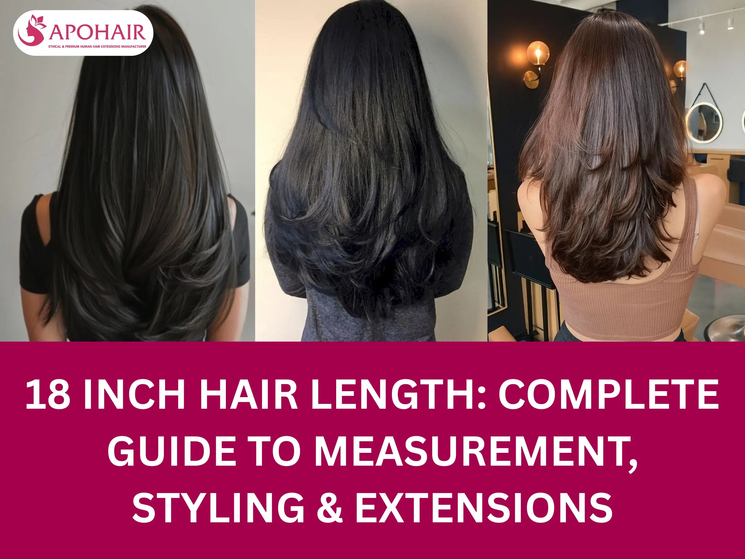 18 Inch Hair Length: Complete Guide to Measurement, Styling & Extensions