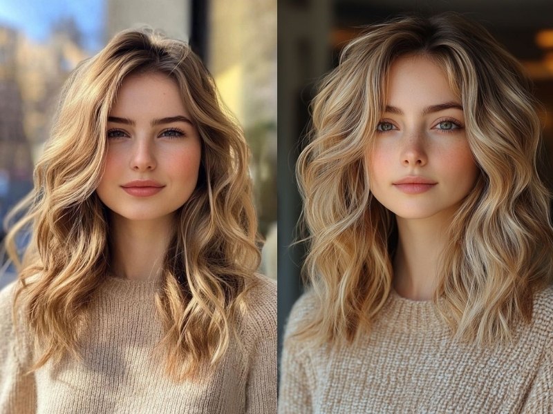 Beach waves are perfect for a relaxed yet elegant look