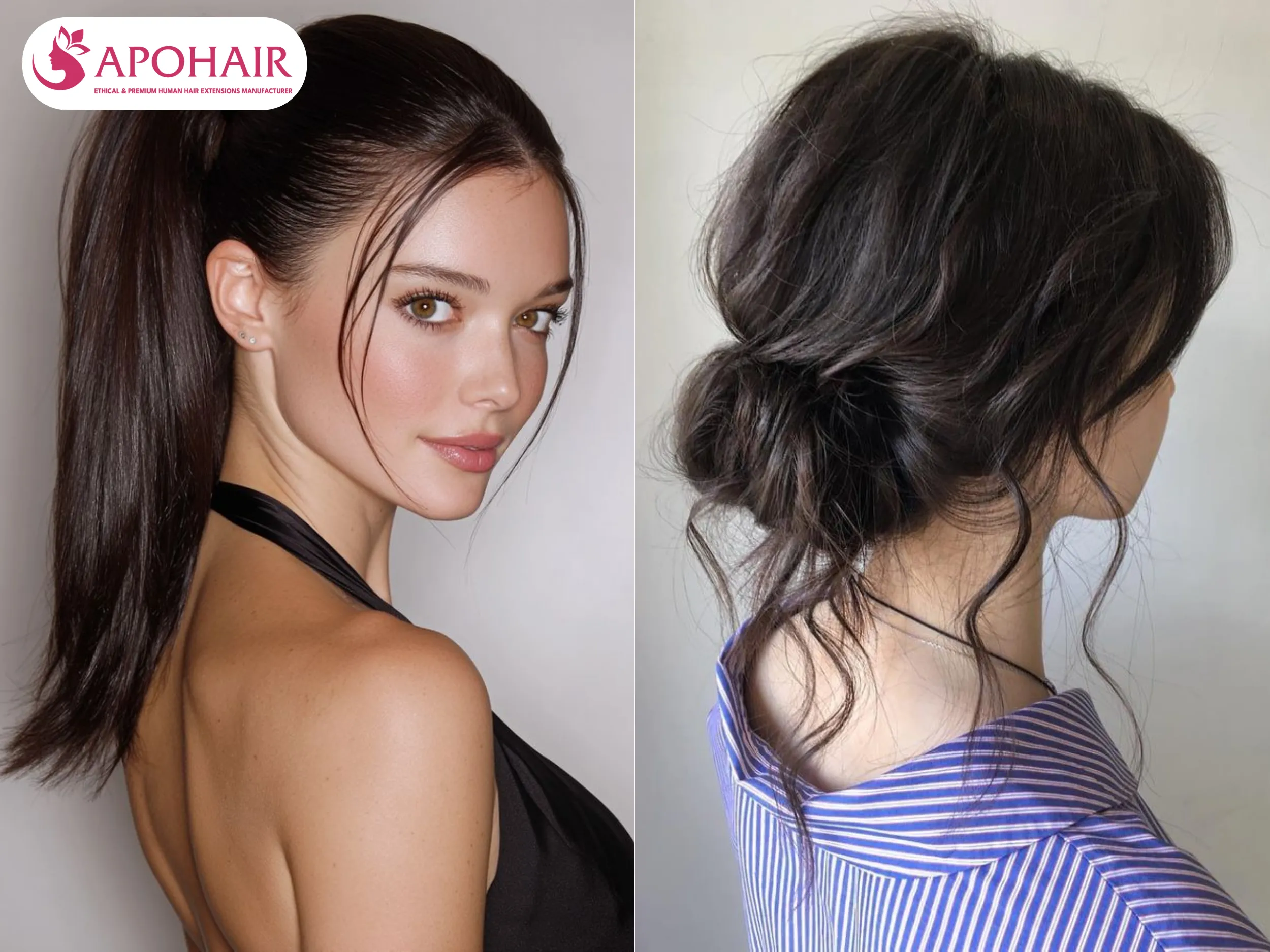 Messy Bun or High Ponytail