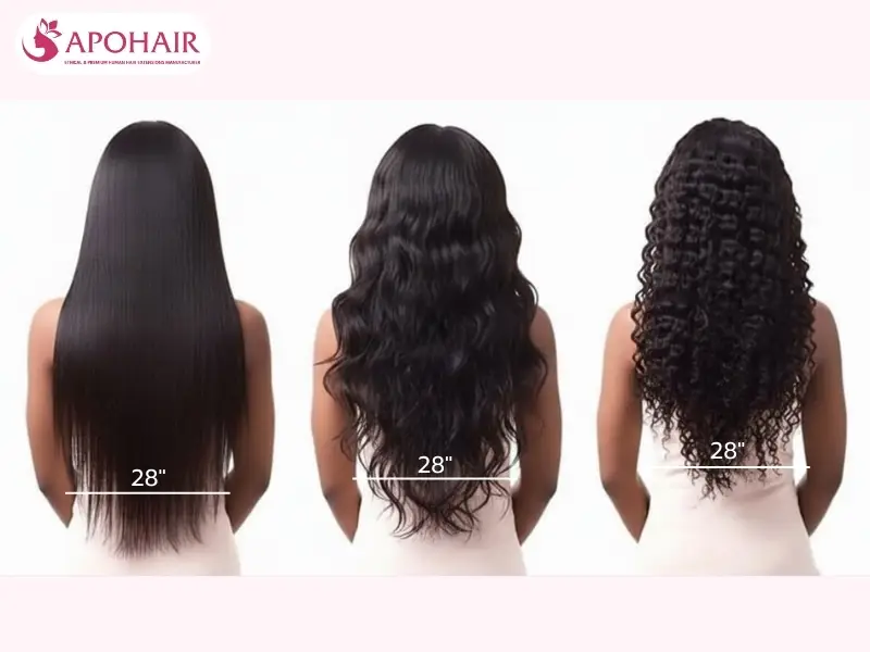 How Does 28 Inch Hair Look on Different Textures?