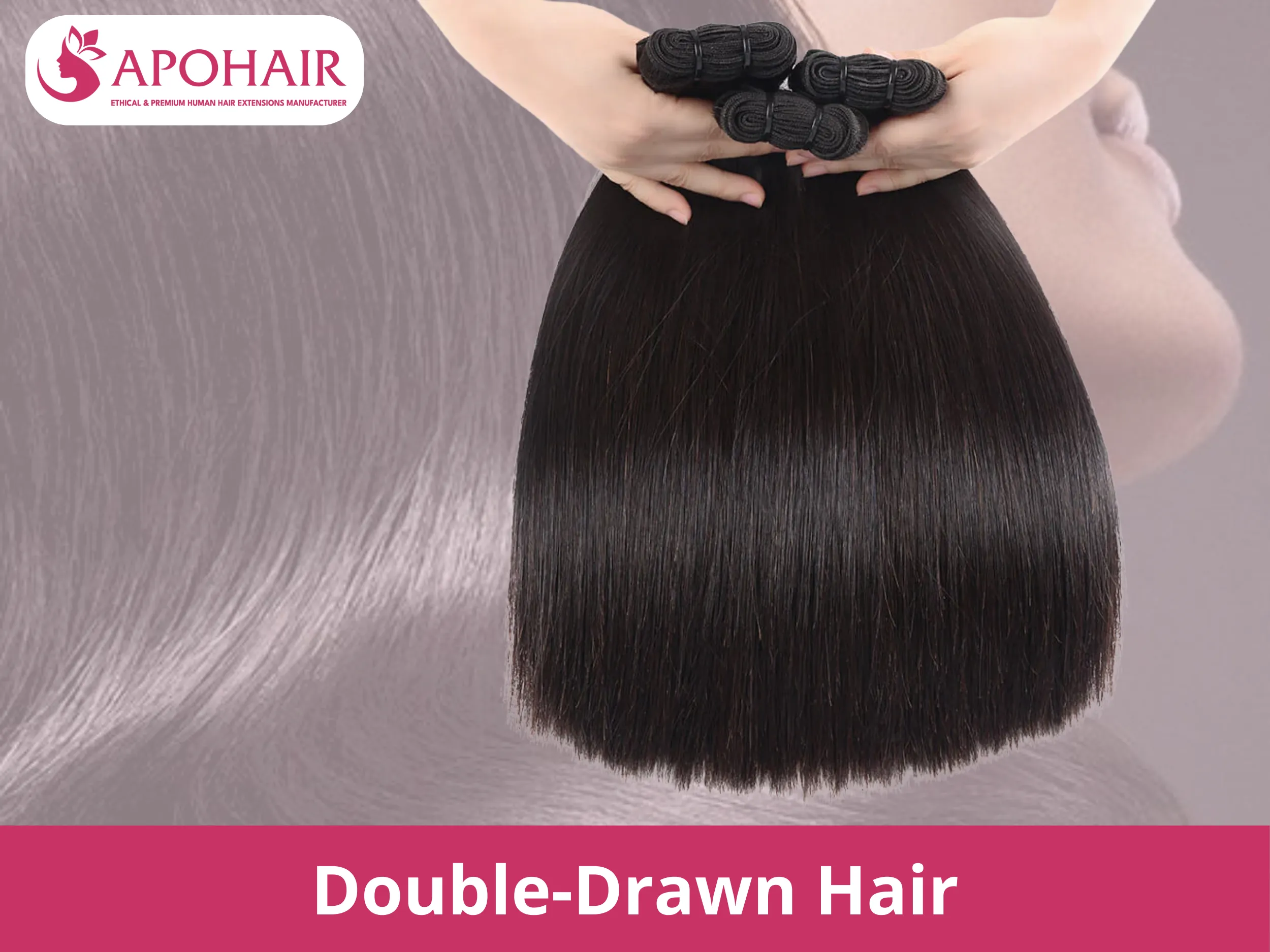 double drawn hair