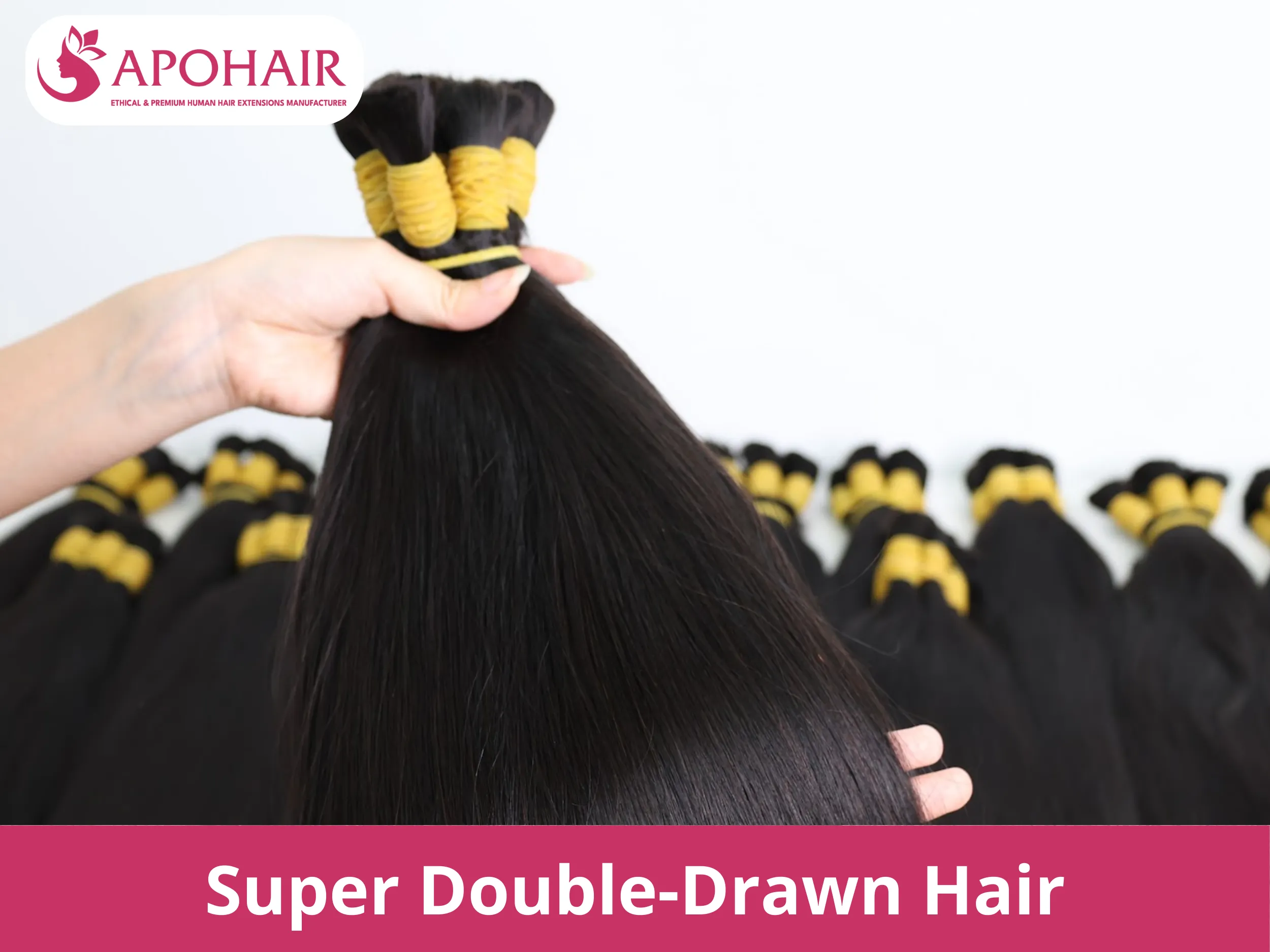 super double drawn hair