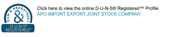 DUNS APO IMPORT EXPORT JOINT STOCK COMPANY