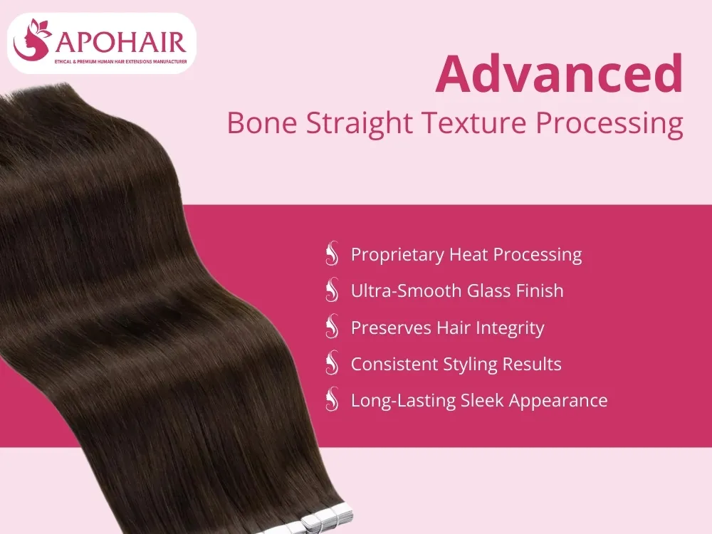 Advanced bone straight texture processing