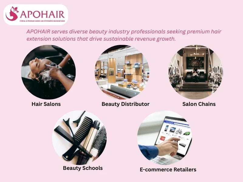 apohair partner for wholesale flat-tip hair extensions