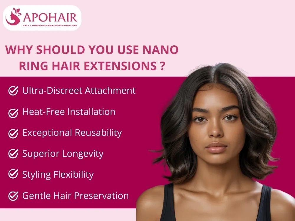 Nano Ring Extensions boost salon revenue by providing discreet, reusable, and low-maintenance hair solutions