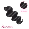 body wavy bulk hair extensions