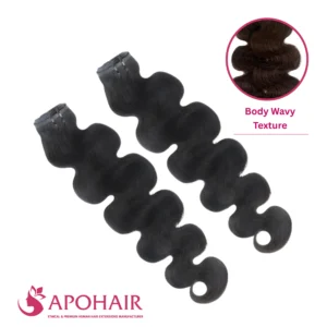 body wavy double taps tape in wholesale