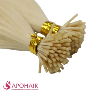 body wavy i tip close up hair