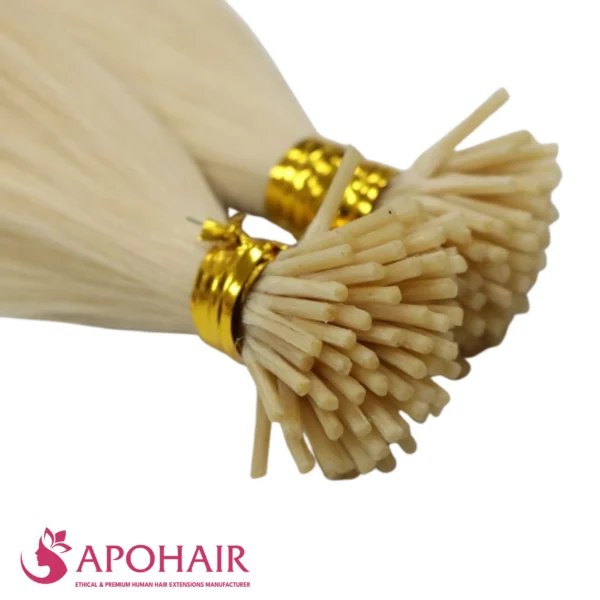 body wavy i tip close up hair