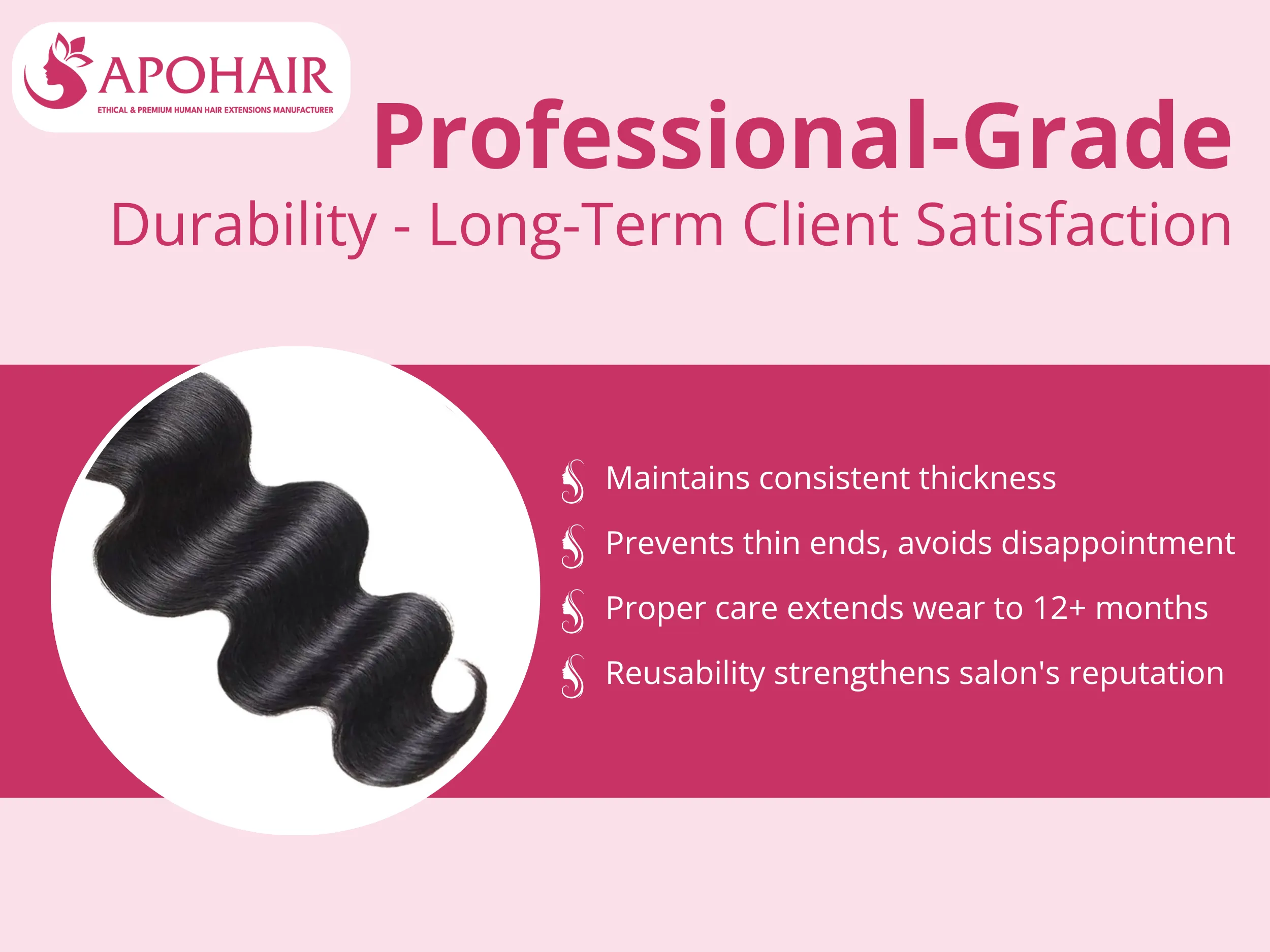 Double-drawn and super-double-drawn construction standards maintain consistent thickness from root to tip