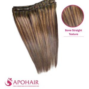 bone straight double taps tape in wholesale