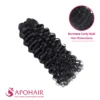 burmese curly bulk hair extensions