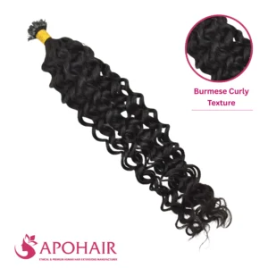 burmese curly flat tip wholesale