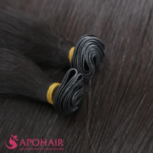 burmese curly genius weft close up hair