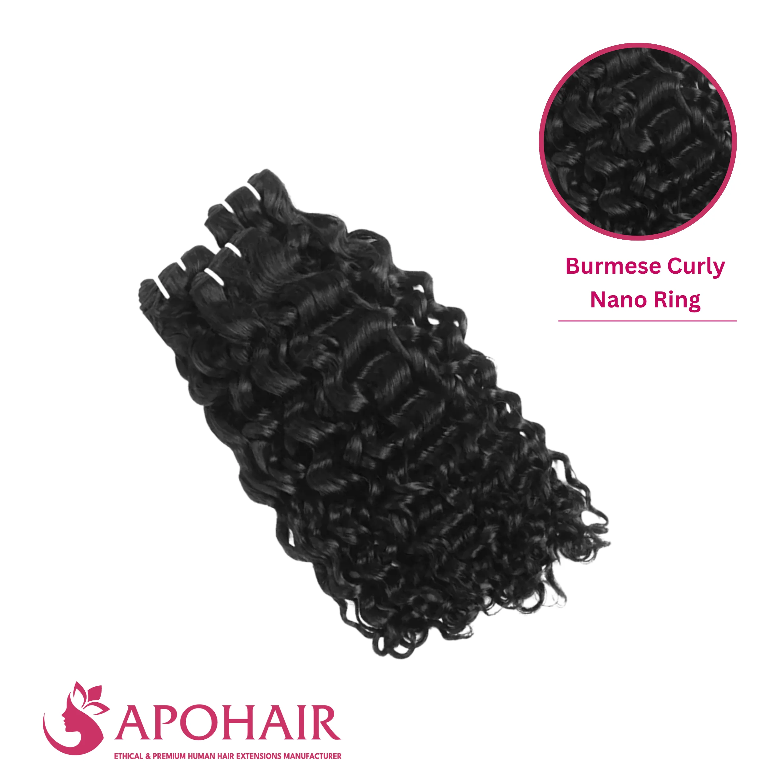 burmese curly nano ring burmese curly nano ring