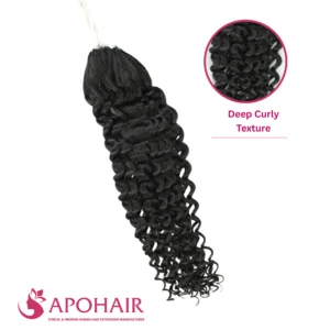 deep curly feather weft