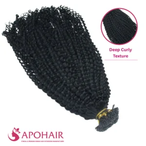 deep curly i tip