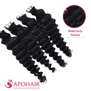 deep curly invisible tape in