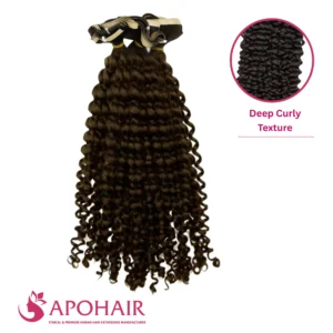 deep curly long tape in