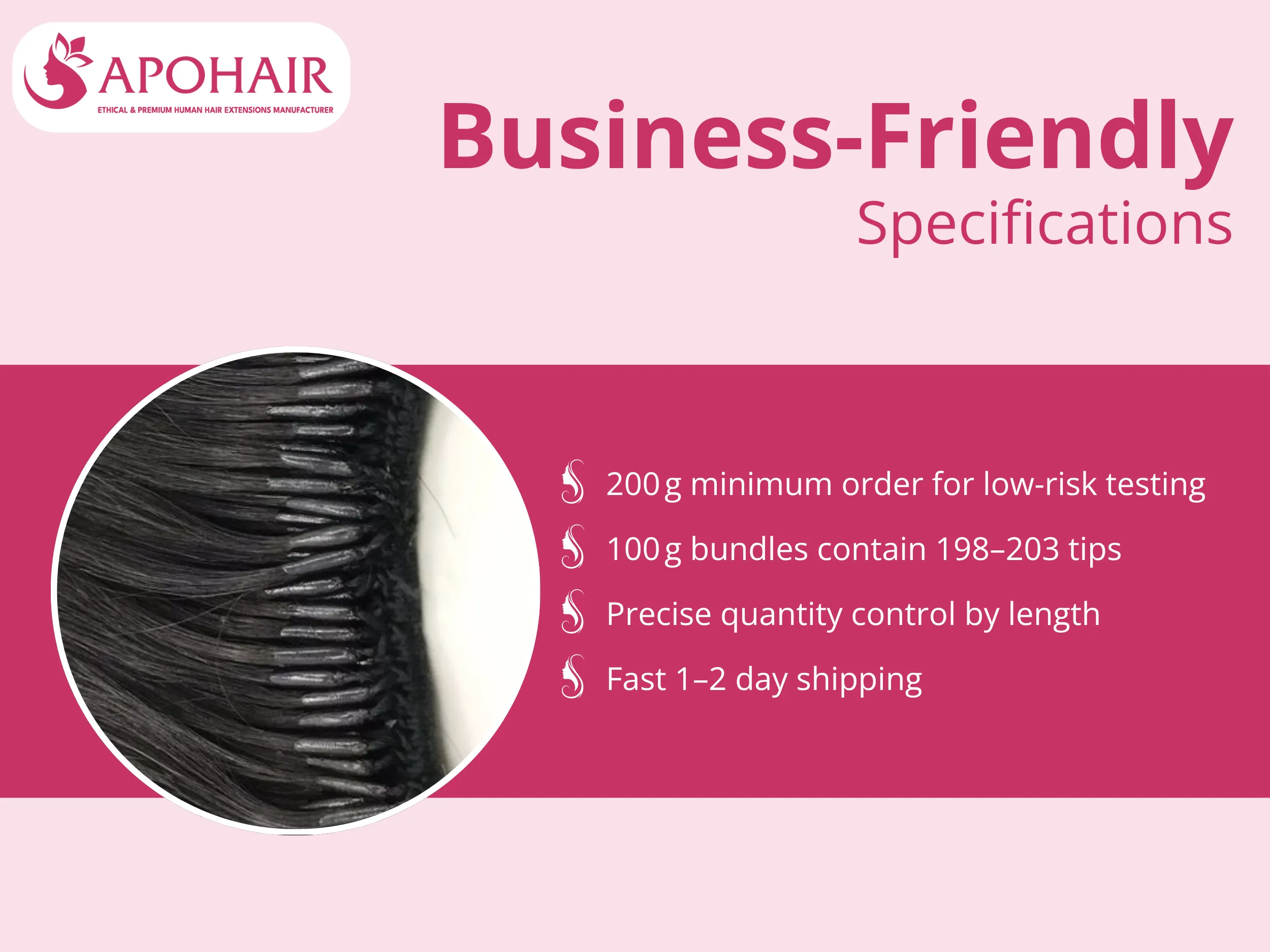 A 200 g minimum order lets new businesses test the market affordably