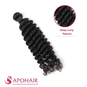 deep curly nano hand tied weft