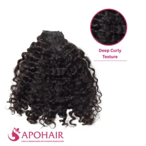 deep curly seamless clip in