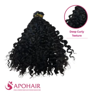 deep curly v tip