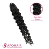 deep wavy feather weft