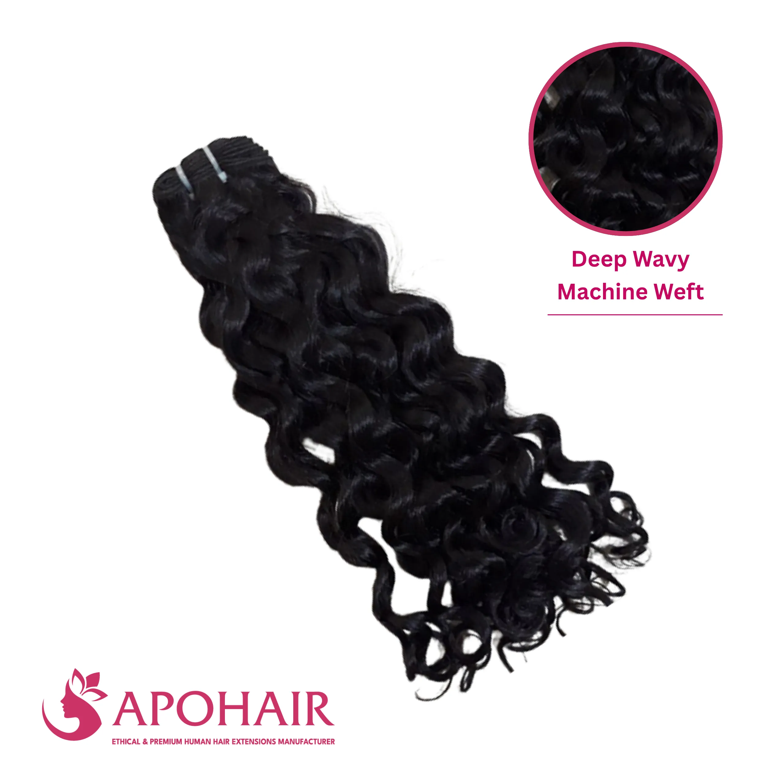deep wavy machine weft deep wavy machine weft