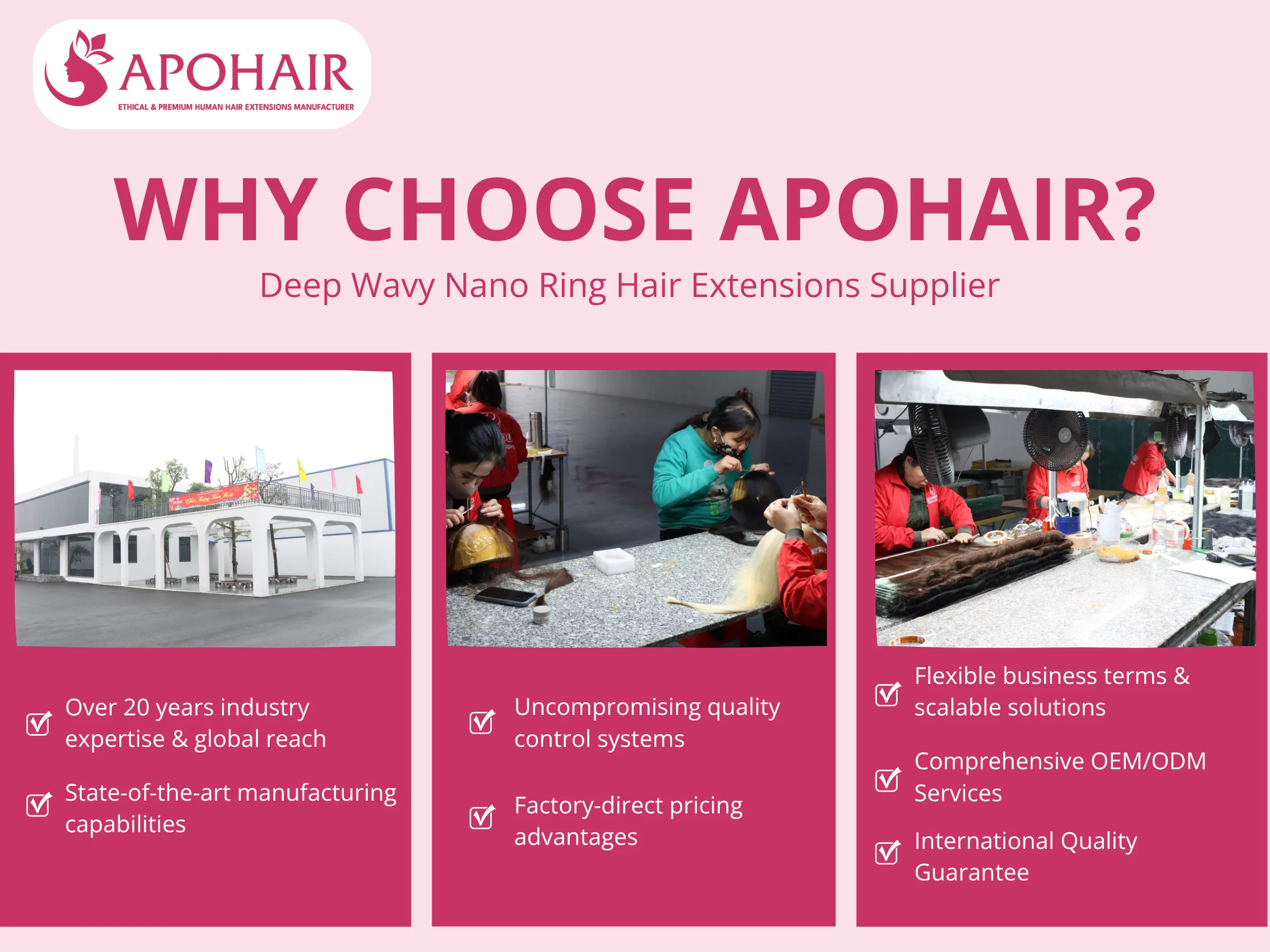 7 strategic advantages that establish us as the preferred Deep Wavy Nano Ring Hair Extensions supplier