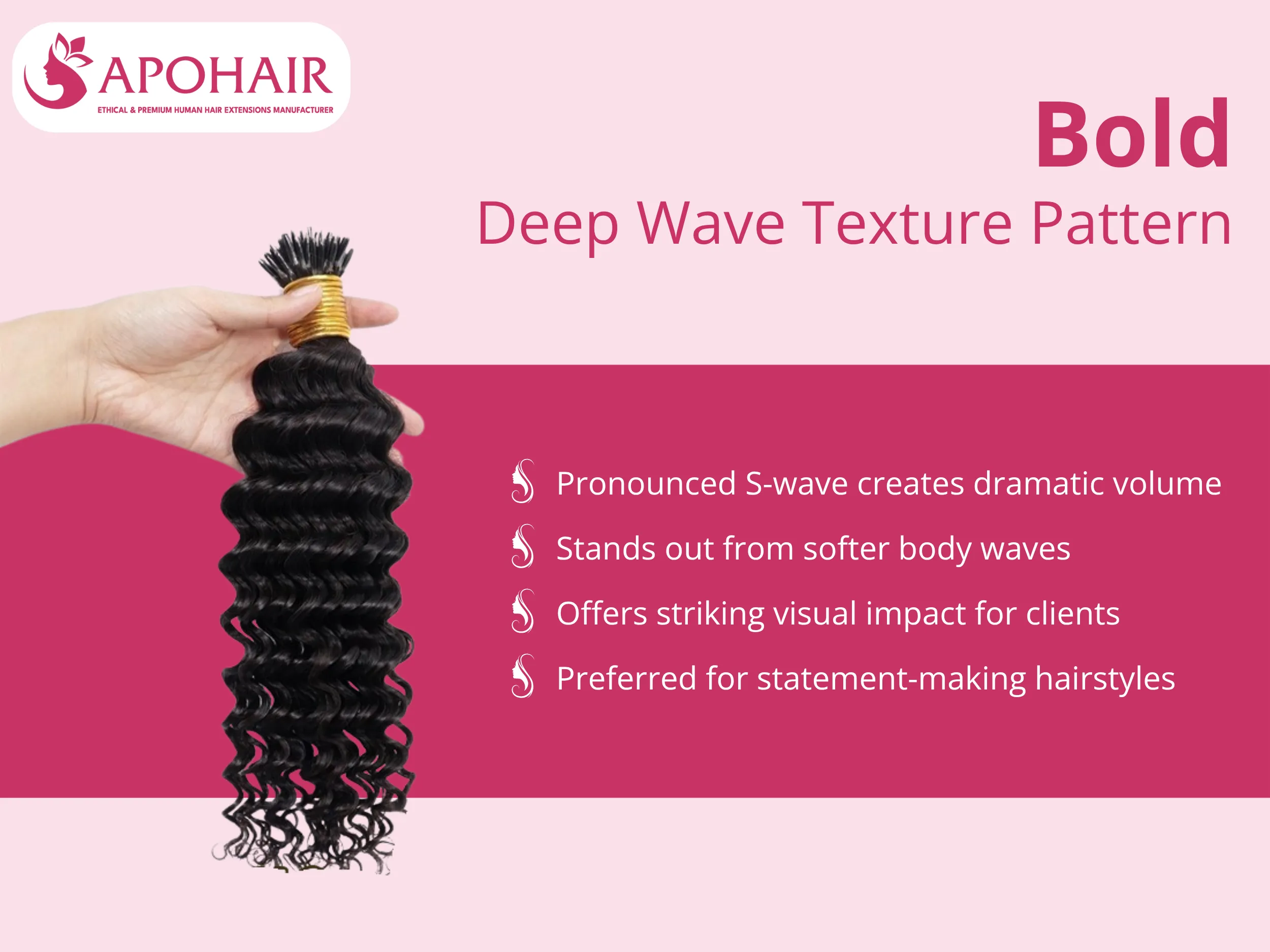 The pronounced S-shaped wave pattern creates dramatic volume and dimension