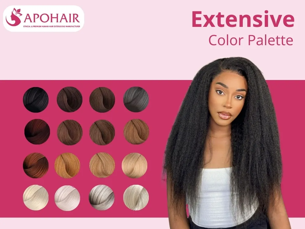 Extensive Kinky Straight Normal Color Palette
