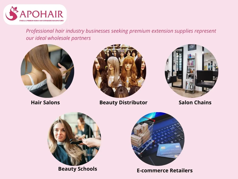 APOHAIR partners with professional hair industry businesses seeking premium extensions