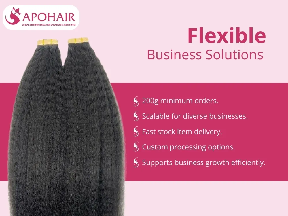 Flexible business solutions hair extensions