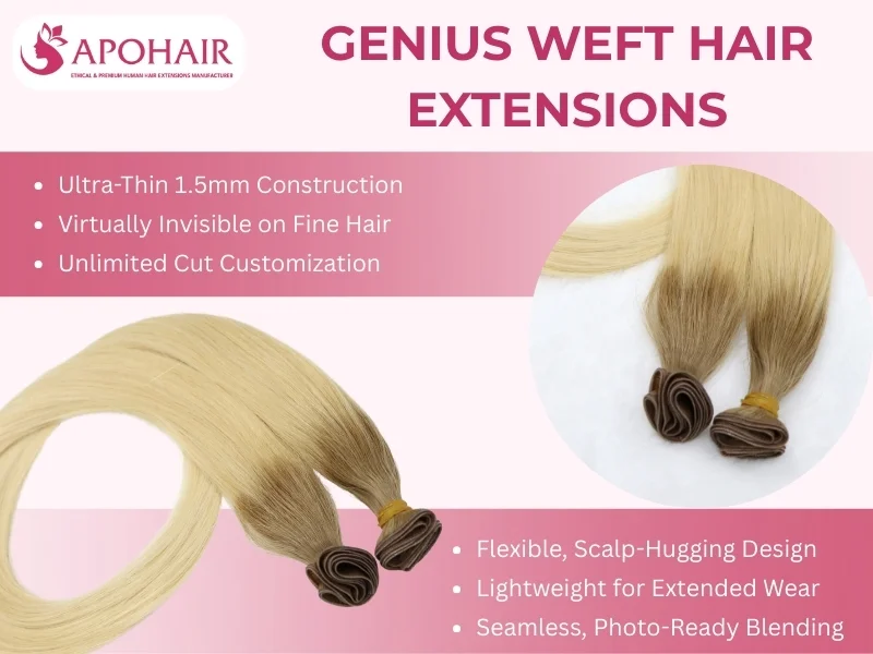 genius weft hair extensions