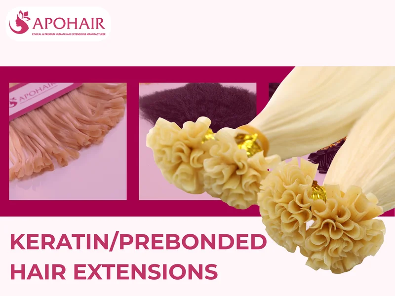 keratin prebonded hair extensions